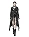 Produktbild Punk Rave Damen Winter Lange Leder Gothic Trenchcoat Jacke S Schwarz