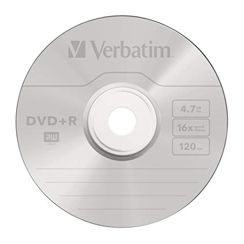 Verbatim 43551 - DVD+R vírgenes (100 Unidades, 4.7 GB, 16x) Multicolor