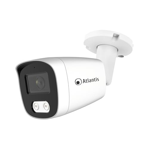 Videocamera Atlantis Ultraplex A11-UX826A-BP Ip Poe Bullet 3MP 1920x1080 H.264/h.265 20fps 1/2.9" Cmos Ir 2 Array Led 15mt