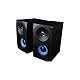 Woxter DYNAMIC LINE 410 FX,Stereo-Gaming-Lautsprecher 2.0 (Autoamplifiziert mit 150W Leistung, Holz,Tieftöner 4,2 Hochtöner,3.5 mm,RCA,Bass-SLR, Kontrolle(Volumen, Akut, Bass),Bücherf-Lautsprecher