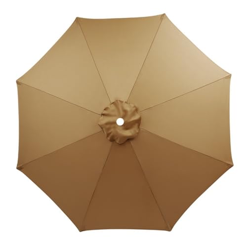 ガーデンパラソル 庭替え布 傘布 交換用 直径2m/2.3m/2.5m/2.7m/3m 交換生地 日除け UVカット 防水ポリエステル置換布 6本傘の骨/8本傘の骨 折りたたみ 汎用 大型 ガーデニング 庭 テラス アウトドア ビーチ キャンプ 日よけ 交