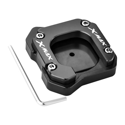 Moteur et pied protégés par ce coussinet de béquille XMAX en alu renforcé