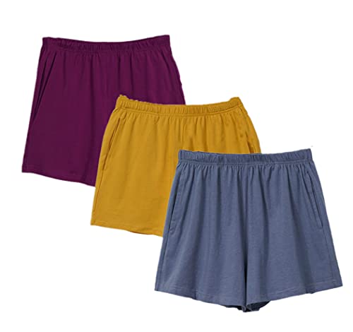 Short ample femme noir anti-frottement avec poches profondes pour l'été taille M