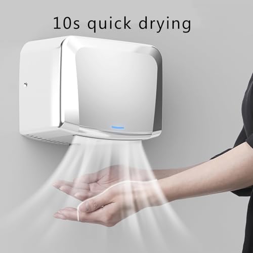 Sèche-mains automatique mural en acier inoxydable avec séchage optimal - 3