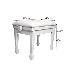 TEmkin Tabouret de Piano en Bois Massif, Banc de Piano, tabourets de Clavier Solo, 60 x 40 x 50-60 cm - Les Beatles, Paul McCartney, John Lennon, RIngo Starr, George Harrison TEmkin Tabouret de Piano en Bois Massif, Banc de Piano, tabourets de Clavier Solo, 60 x 40 x 50-60 cm – Image 7