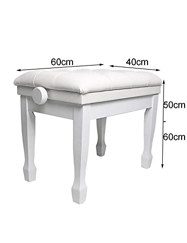 TEmkin Tabouret de Piano en Bois Massif, Banc de Piano, tabourets de Clavier Solo, 60 x 40 x 50-60 cm - Les Beatles, Paul McCartney, John Lennon, RIngo Starr, George Harrison TEmkin Tabouret de Piano en Bois Massif, Banc de Piano, tabourets de Clavier Solo, 60 x 40 x 50-60 cm – Image 8