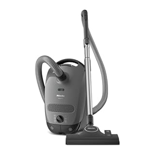 Miele Classic C1 Bagged Canister Vacuum Cleaner with Miele AirClean System (Graphite Grey) - 5 Year Warranty