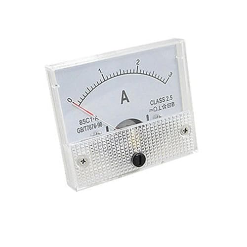 Ampèremètre analogique 85C1 pour surveiller la charge de batterie DC 0-3 A