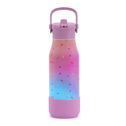 J World Flowee 22oz Insulated Stainless Steel Water Bottle, Confetti