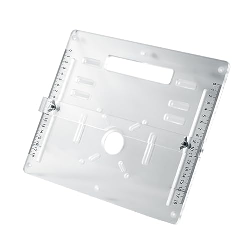 Mesa de fresado de acrílico, placa de fresado, bancos de carpintería, placa de fresado ajustable