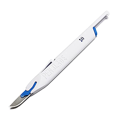 TIDI PenBlade Retractable Utility Knife, Blade Size 10 - Stainless Steel Hobby Knife - Durable and Food-Safe Craft Knife Set for Any DIY Project