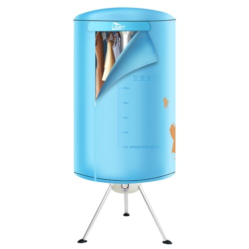 Uten Sèche-Linge Électrique Séchage Portable Ronde 1000W Home Séc...
