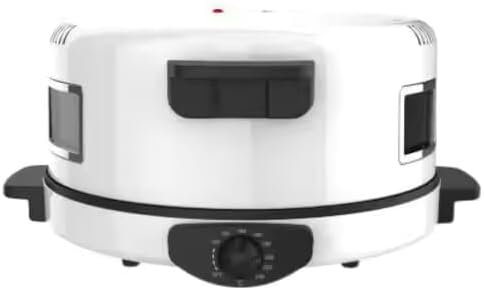Miniatura 2 de Máquina para hacer pan árabe, horno eléctrico para hacer pizza o pita para pizza y pan en casa, temperatura ajuste-1800 W, 110 V
