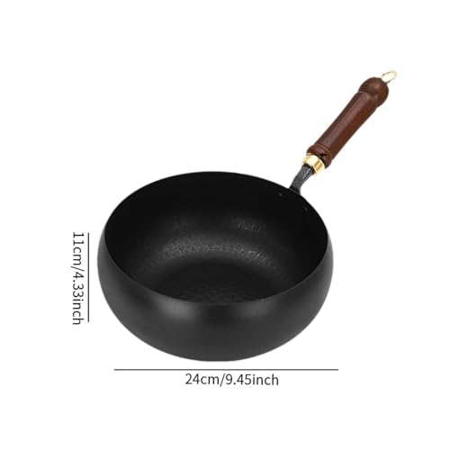 Wok Pan con mango de madera y revestimiento antiadherente miniatura 5