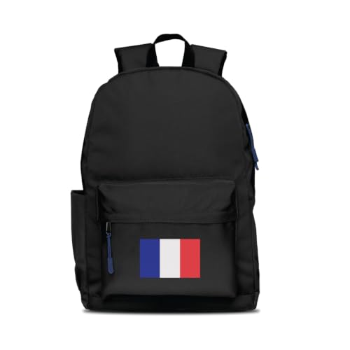 Denco France National Team Lightweight 17” Campus Laptop Backpack – 2026 World Cup Soccer Fan Backpack for Travel, Work, Gym & Commuting