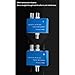 Hubceuo 1080P AHD/CVI/TVI / 2CH HD Video Coaxial Multiplexer (2 Channel Video in One Coaxial Cable Transmission)