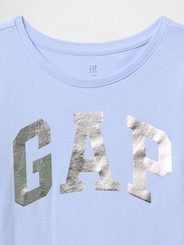 Image of Gap Girls Short Sleeve Logo Tee T-Shirt