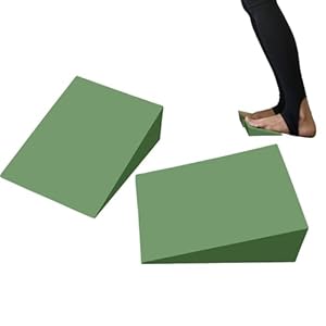 Yoga Foam Wedge, Squat Wedge Calf Stretcher Block, Lightweight And Portable Slant Board For Lower Leg Strength Training, Non-slip Heel Elevated Incline Yoga Blocker, Knees Over Toes Training