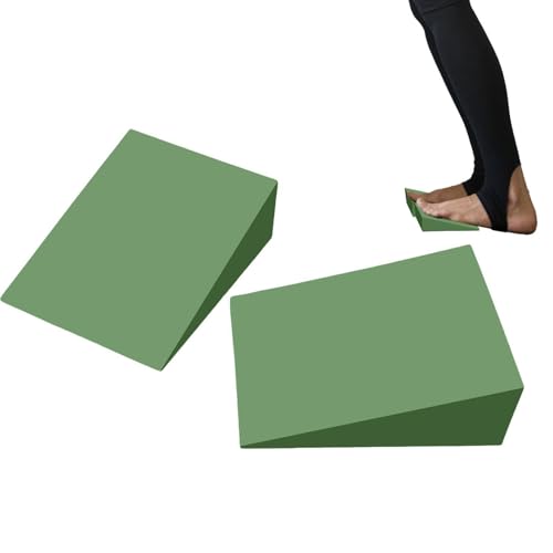 Yoga Foam Wedge, Squat Wedge Calf Stretcher Block, Lightweight And Portable Slant Board For Lower Leg Strength Training, Non-slip Heel Elevated Incline Yoga Blocker, Knees Over Toes Training