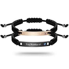 cute couple bracelets-Big brother Little sister