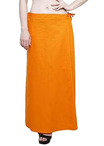 Image of Style Ally Women's Saree Cotton Readymade Petticoat (Free Size)