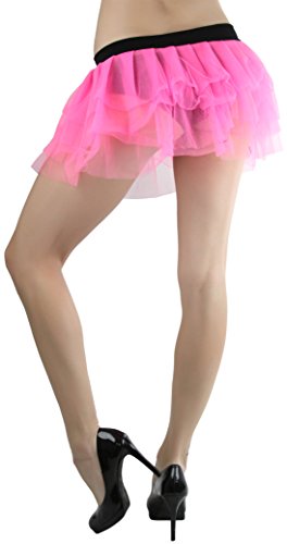 ToBeInStyle Women’s Multi Layer Tutu Skirts Tulle 80s Costume Halloween Novelty Skirt3