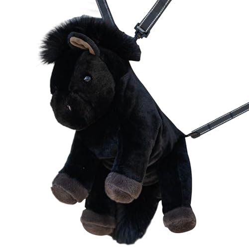Sac d'école de dessin animé cheval souple pour soulager le dos des enfants