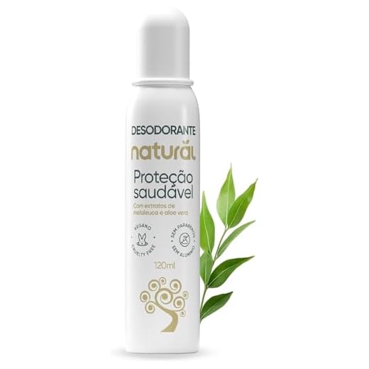 Desodorante Natural com Extratos de Melaleuca e Aloe Vera - Orgânico Natural 120ml