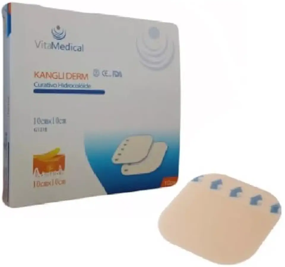 Curativo Hidrocolóide Fino 10x10 Cm (10 Unidades) Vitamedical