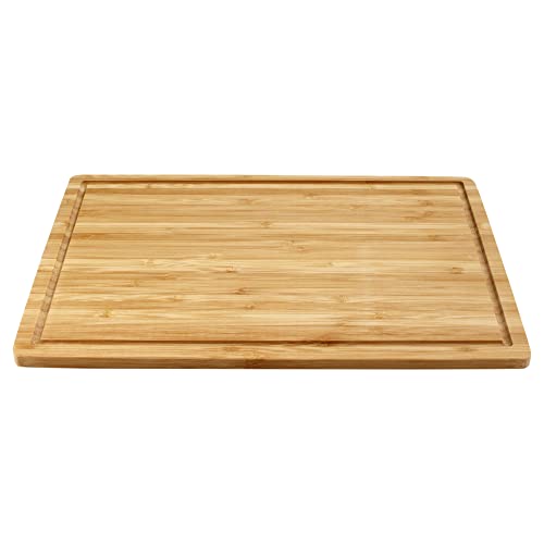BambooMN Premium Thin Bamboo Cutting Board - 13" x 9" 0.40" - 1 Piece, Natural, 33L x 22.9W cm - Image 2