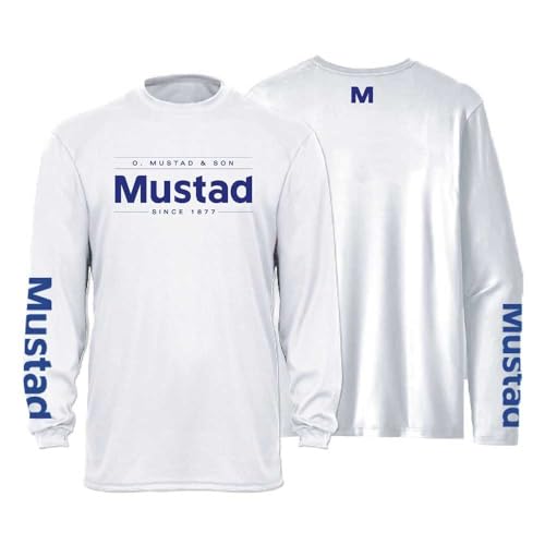 T-Shirt Mustad MUW01 UV Long Sleeve XL Vetement Peche Anti-Soleil