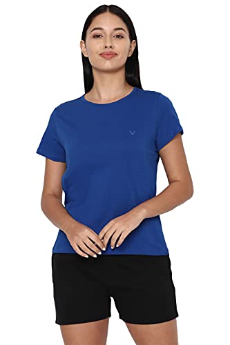 Women’s Solid Round Neck T‑Shirt | Regular Fit | Soft Cotton | Everyday Casual Essential