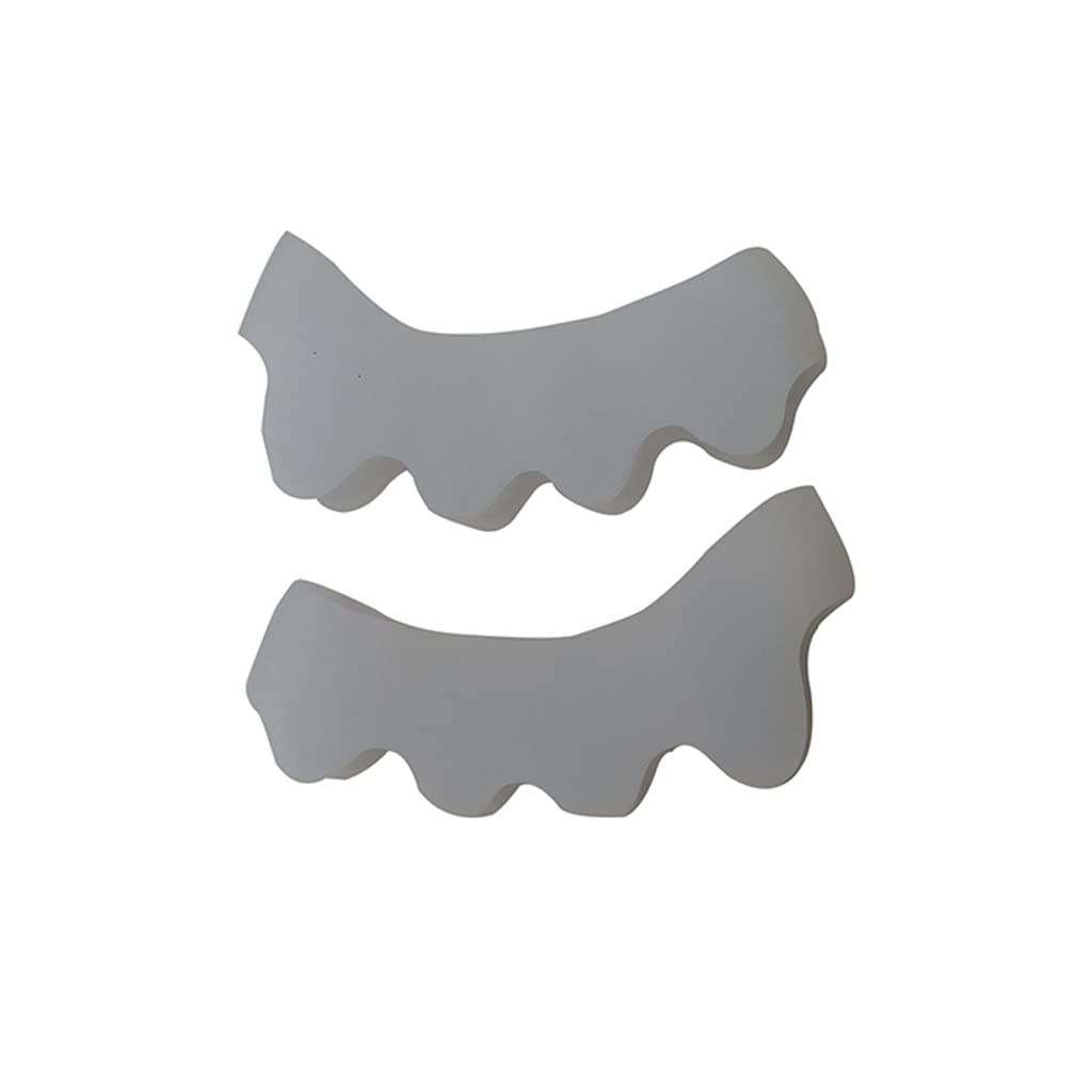 Zehenglätter, Zehenspreizer für überlappende Zehen, Gel-Silikon-Glätteisen-Korrektor, Spreizer, Abstandshalter für Hallux Valgus und krumme Zehen