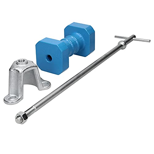 ECD Germany Extracteur de Moyeu Roulement de Roue | 4 et 5 Trous | Cercle de boulonnage 100-115 mm | Jusqu'à Boulons de Roue M12 | avec Adaptateur de Clé à Poignée et Accessoires