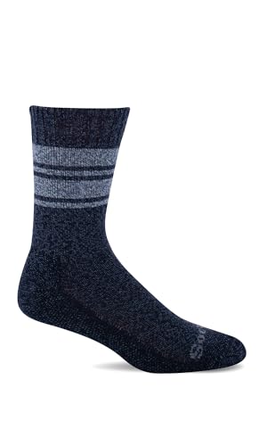 Chaussettes décontractées pour homme Sockwell At Ease : finies les jambes lourdes en bleu M-L