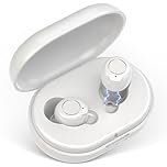 Swaloo Hearing Aids for Seniors Rechargeable with Intelligence Noise Cancelling, Suitable Crowd with Mild Hearing Loss, Premium Comfort Design Invisible Hearing Amplifiers Noise Reduction（White）
