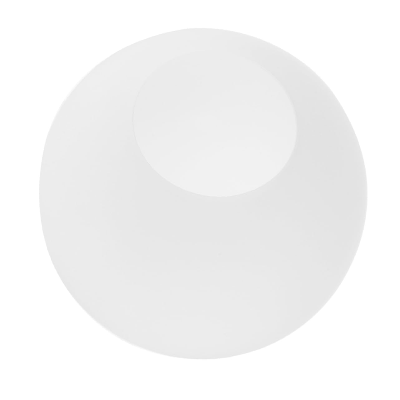 Gadpiparty Tulipa Lámpara Techo de Vidrio Opalino, Pantalla de Globo Redonda Lechosa, Fácil Instalación y Limpieza, para Comedor y Dormitorio