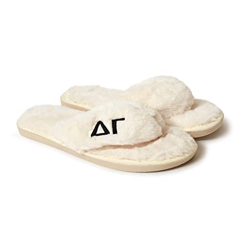 Sorority Shop Delta Gamma Fuzzy Slippers Women