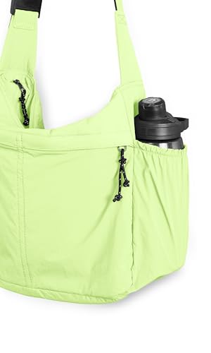 Image of ODODOS 20L Crossbody Tote Bag Large Capacity Lightweight Hobo Shoulder Sling Bags for Gym Shopping Beach Travel