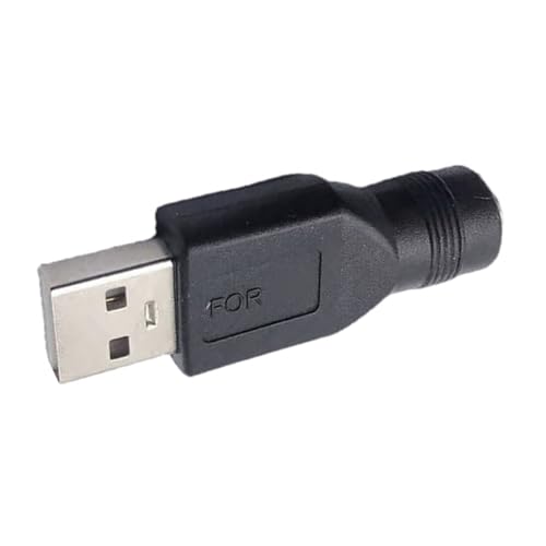 ノートパソコンの電源アダプタポータブル USB 5V に DC5521 コネクタオス/メス USB からメス 5.5x2.1mm 変換ヘッドラップトップ電源コネクタ