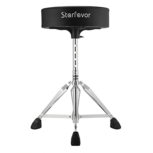 Starfavor ST-300 Drum Throne Adjustable Drum Stool Padded Drum Seat Drummer Chair thumb #8