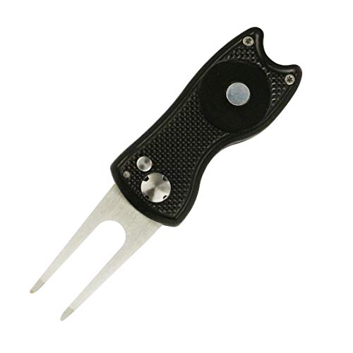 Foldable Golf Divot Repair Tool with Golf Ball Marker - Image 6