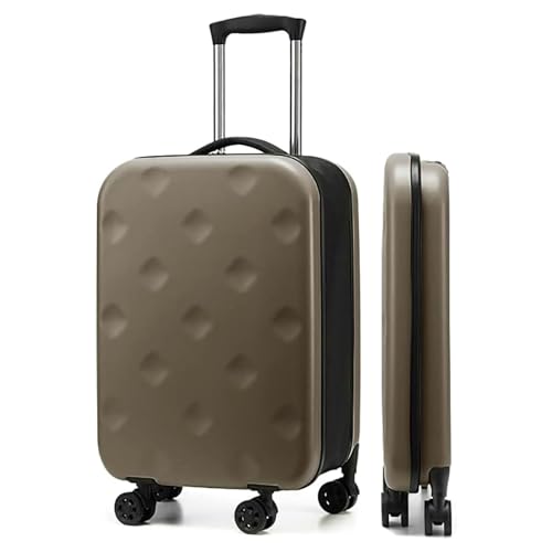 Collapsible Suitcase Set 20/24 Inch, Portable Folding Carry On Luggage, ABS+PC Harshell Spinner Luggage With Retractable Handle, Fully Collapsible for Travelling and Shopping ( Color : Gray , Size : 2