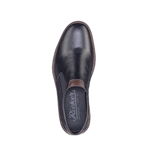 Rieker 17662, Mocassini Uomo, Nero