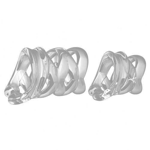 GOODLAND コックリング 包茎リング ペニスリング 2点セット 通気性 快適 昼间用＆夜間用 人気 男性用 アダルトグッズ 大人のおもちゃ - 画像1