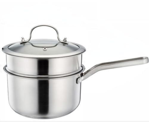 Vzqr フライパン 18cm IH対応 オール熱源対応 ダイヤモンドコート こびりつきにくい お手入れ簡単 丈夫 軽量 一人暮らし・少人数向け ダイヤモンドグレー/シルバー (二層)