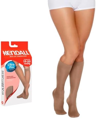 Meia de Compressão Kendall 3/4 15-20mmHg com ponteira 1671