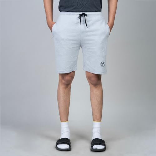 Image of Men's Solid Slim Fit Casual Shorts for Casual Wear | Stretchable Cotton Comfort Fit and High Performance for Everyday Wear | Running /Gyming Athleisure Shorts