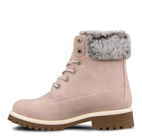 Image of Lugz womens Convoy Faux Fur Lace Up BootsFashion Boot