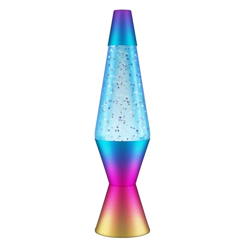 Lava Lamp 2456, Chrome Star Glitter, Clear Liquid, Decorative Base and Cap, Original 14.5 inch LAVA® Motion Lamp to Illuminate Your Mood, Green Lava Lamp 2456, Chrome Star Glitter, Clear Liquid, Decorative Base and Cap, Original 14.5 inch LAVA® Motion Lamp to Illuminate Your Mood, Green